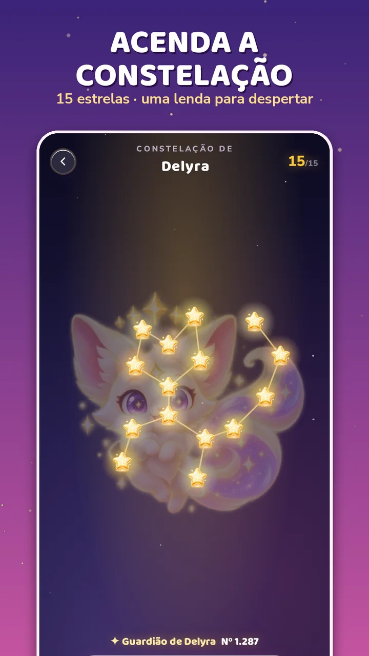 Acenda a constelação: as 15 estrelas da Constelação de Delyra